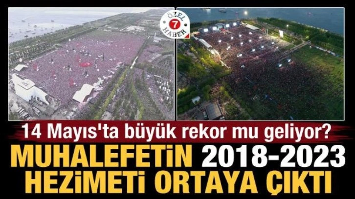 14 Mayıs'ta büyük rekor mu geliyor? Muhalefetin 2018-2023 hezimeti ortaya çıktı