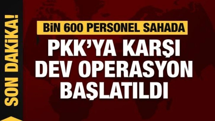 1600 personelle 2022-2023 Eren Abluka sonbahar kış operasyonları başlatıldı