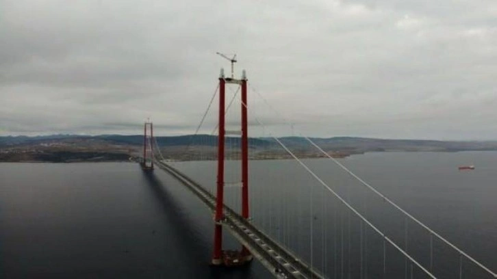 1915 Çanakkale Köprüsü'nü bir yılda 2,2 milyon araç kullandı