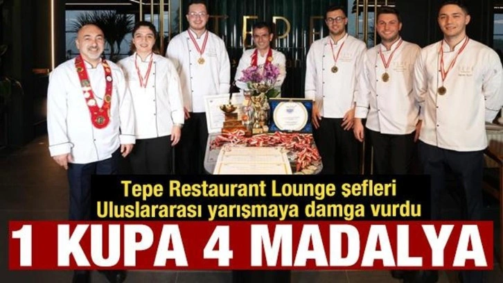 21. İstanbul Mutfak Günleri yarışmasına Tepe Restaurant Lounge şefleri damga vurdu