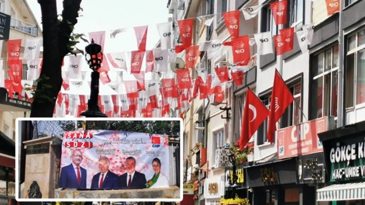 7’li koalisyon bildiğini okudu! Seçim yasağına uymadılar, okula bile afiş astılar