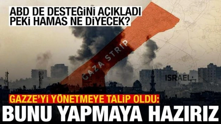 Abbas, Gazze'yi yönetmeye talip oldu! ABD desteğini açıkladı, Peki Hamas ne diyecek?