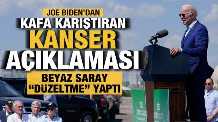 ABD Başkanı Biden kansere yakalandığını açıkladı... Beyaz Saray düzeltti