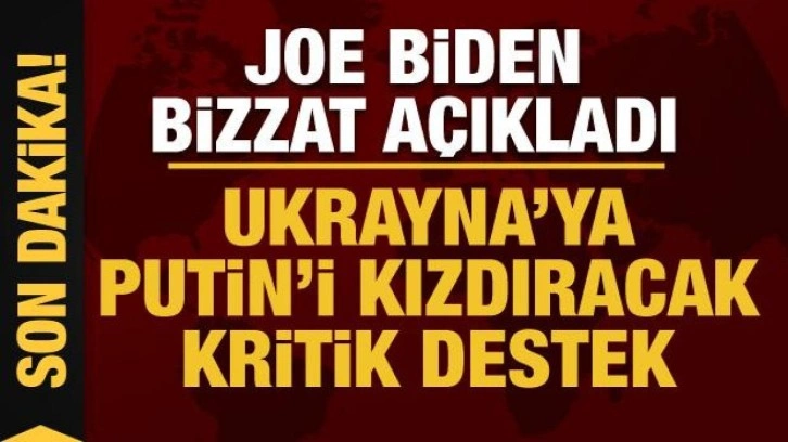 ABD Başkanı Joe Biden açıkladı: Ukrayna'ya 31 adet M1 Abrams tankı gönderileceğiz