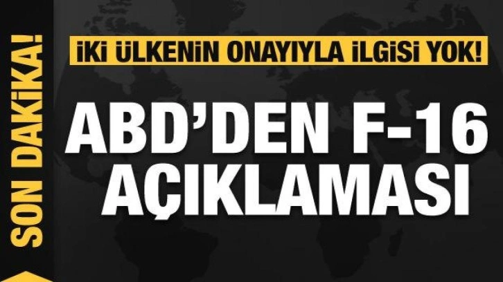 ABD Büyükelçisi'nden F-16 açıklaması