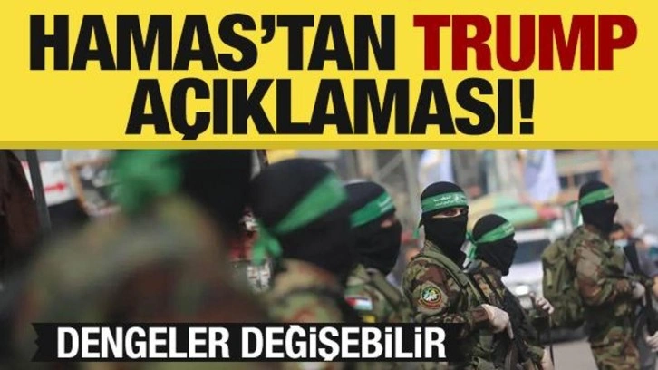 ABD seçimleri sonrası Hamas'tan ilk açıklama! Trump'a mesaj