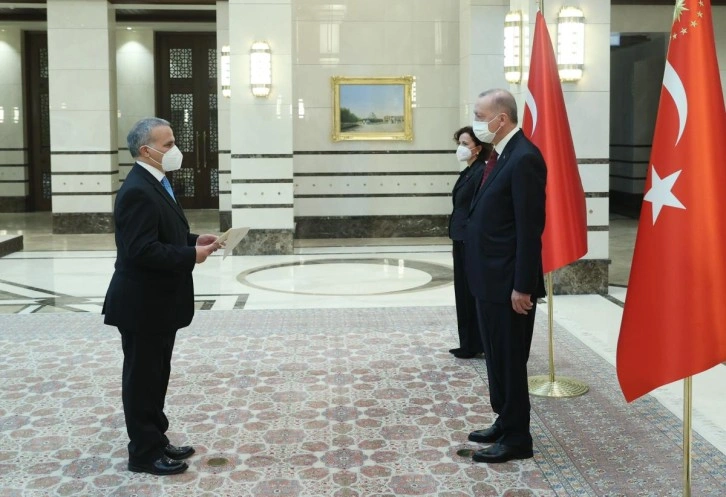 ABD ve İtalya'nın Ankara Büyükelçileri, Cumhurbaşkanı Erdoğan'a güven mektubu sundu