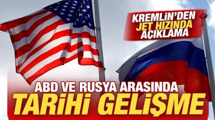 ABD ve Rusya arasında tarihi gelişme! Kremlin'den jet hızında açıklama: Yeni bir yol...