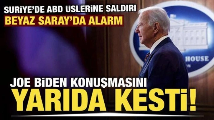 ABD'de 'acil durum' toplantısı! Biden konuşmasını yarıda kesti