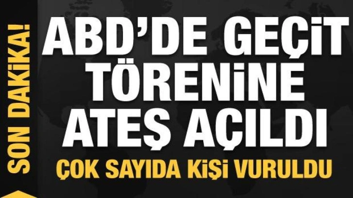 ABD'de geçit törenine ateş açıldı! Çok sayıda kişi vuruldu