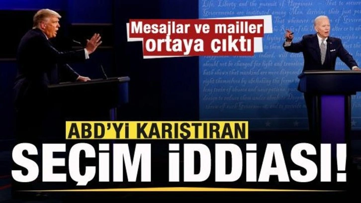 ABD'yi karıştıran seçim iddiası! Mesajlar ve mailler ortaya çıktı