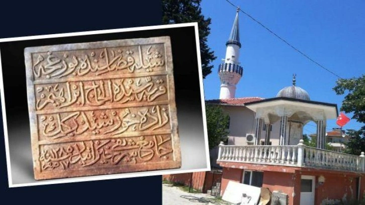 Adalet Bakanlığı Şile Bozgoca Camii’nin yurt dışına kaçırılmış kayıp kitabesini geri aldı