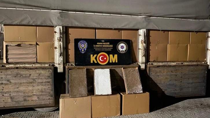 Adana'da 8 milyon 235 bin makaron ele geçirildi