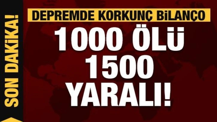 Afganistan'daki şiddetli depremde korkunç bilanço: Bin kişi öldü, binlerce yaralı var!