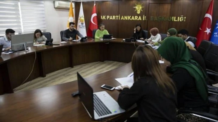 AK Parti Ankara teşkilatları depremzedeler için 