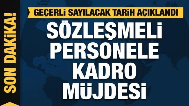 AK Parti Grup Başkanvekili'nden sözleşmeli kadro açıklaması