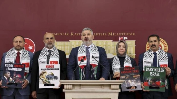 AK Parti milletvekillerinden İsrail'e Mescid-i Aksa tepkisi!