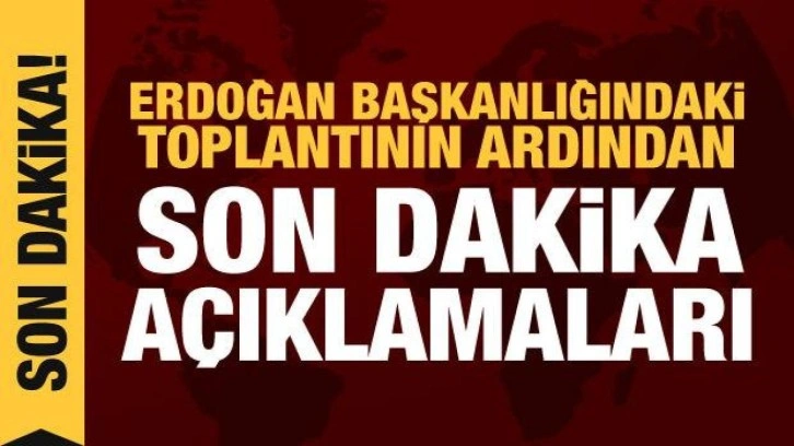 AK Parti MYK sonrası son dakika açıklamalar