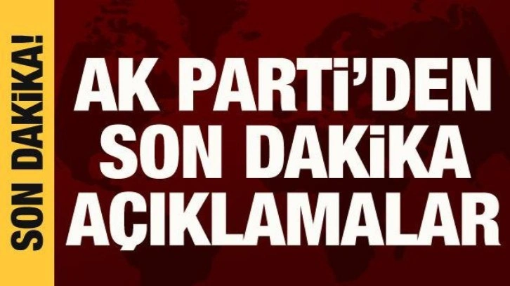 AK Parti Sözcüsü Çelik açıklamalarda bulunuyor