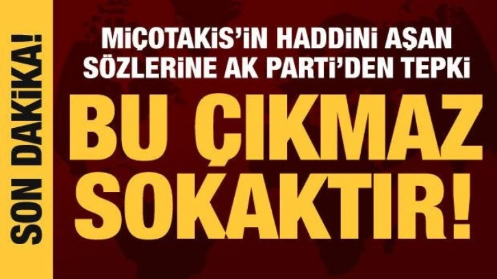 AK Parti Sözcüsü Çelik'ten Yunanistan'a sert tepki