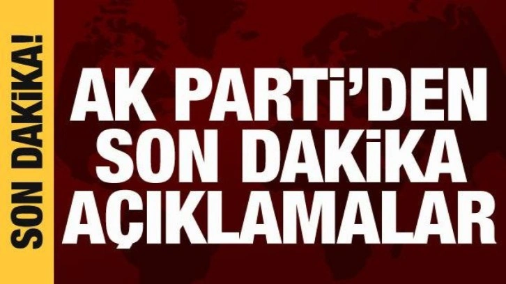 AK Parti Sözcüsü Ömer Çelik konuşuyor