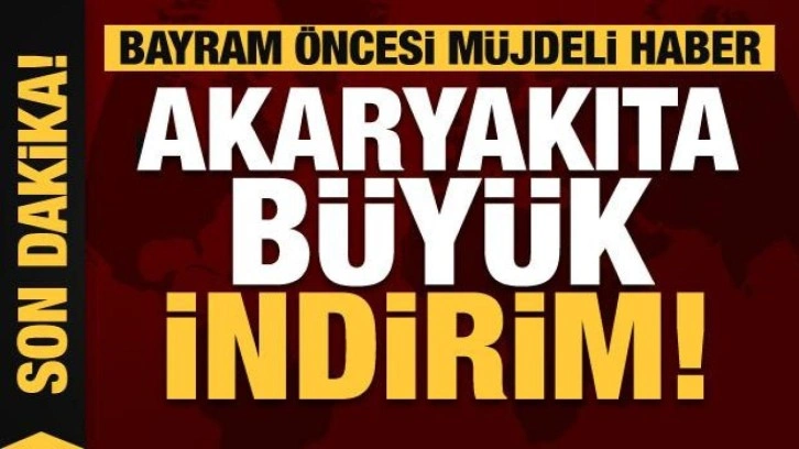 Akaryakıtta büyük indirim! Benzin ve motorinde son rakamlar