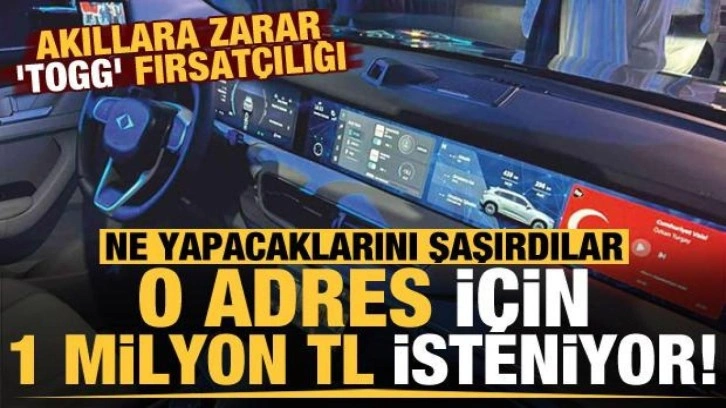 Akıllara zarar 'Togg' fırsatçılığı: O adres için 1 milyon TL istiyorlar!