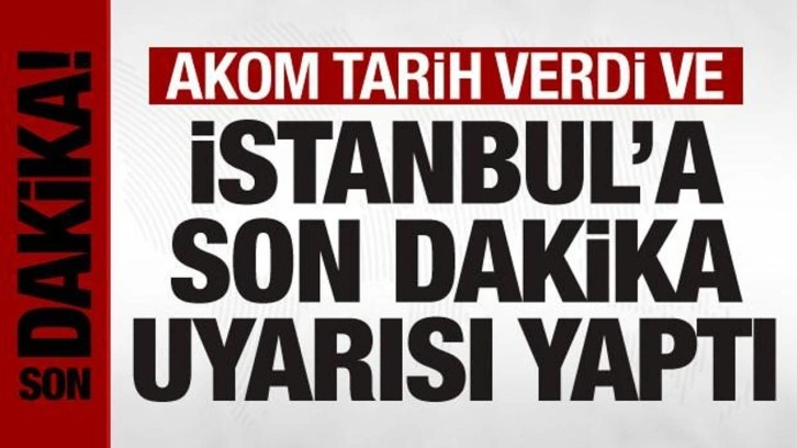 AKOM'dan İstanbul'a sıcaklık uyarısı: Yarına dikkat!