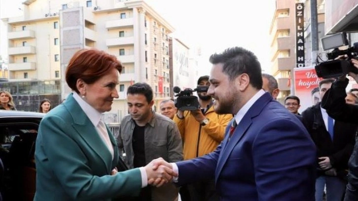 Akşener, BTP Genel Başkanı Baş'ı ziyaret etti