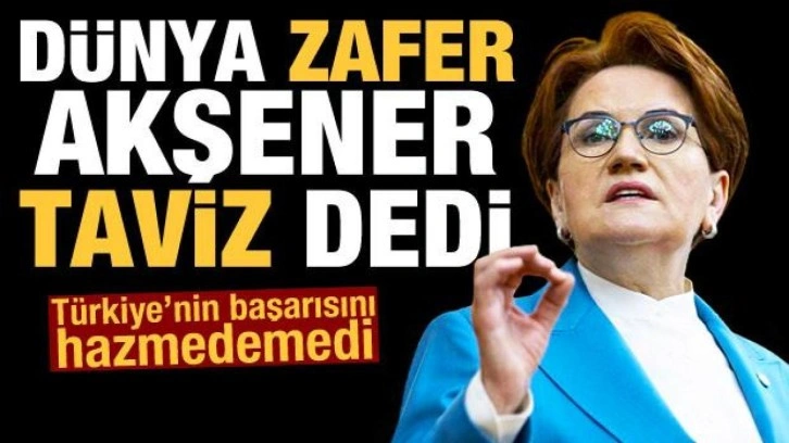 Akşener, Madrid anlaşmasını 'beğenmedi': Dünya 'zafer' O 'taviz' dedi