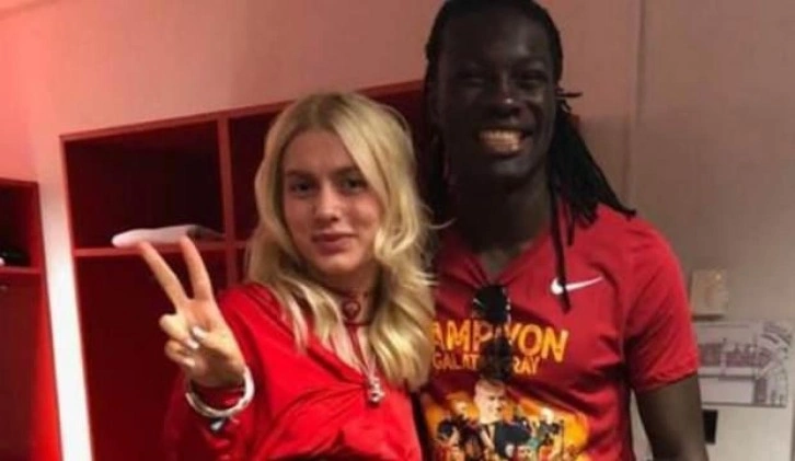 Aleyna Tilki ile Bafetimbi Gomis'ten Galatasaray mesajı