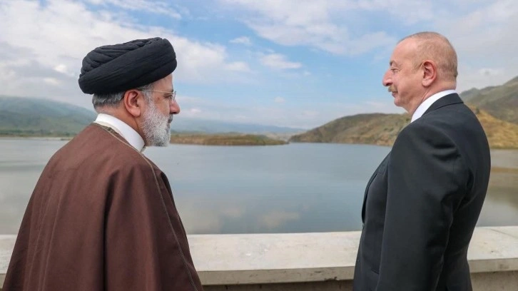 Aliyev'le Reisi, Azerbaycan-İran sınırındaki iki barajın açılışını yaptı