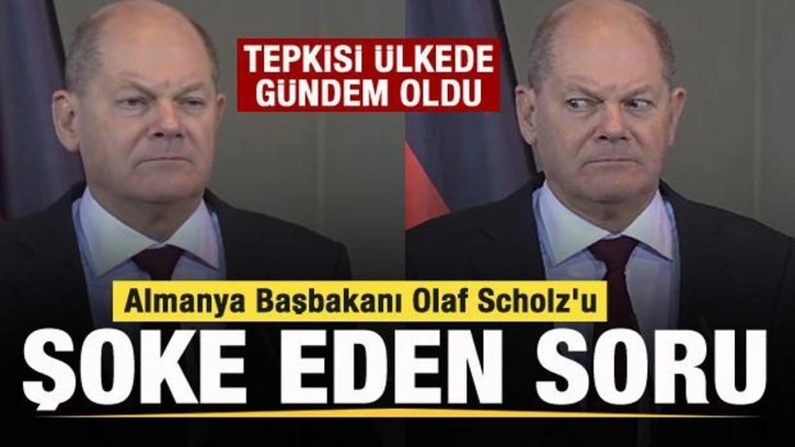 Almanya Başbakanı Olaf Scholz'un soruya verdiği tepki gündem oldu! Ülke bunu konuşuyor