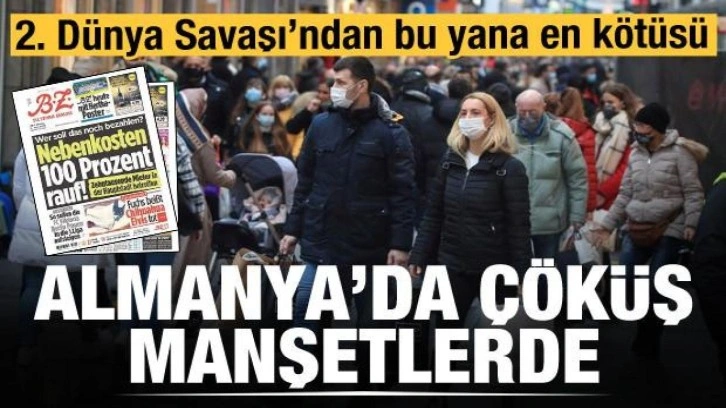 Almanya’da çöküş manşetlerde: Bu kadar kötüsü 2. Dünya Savaşı'ndaydı