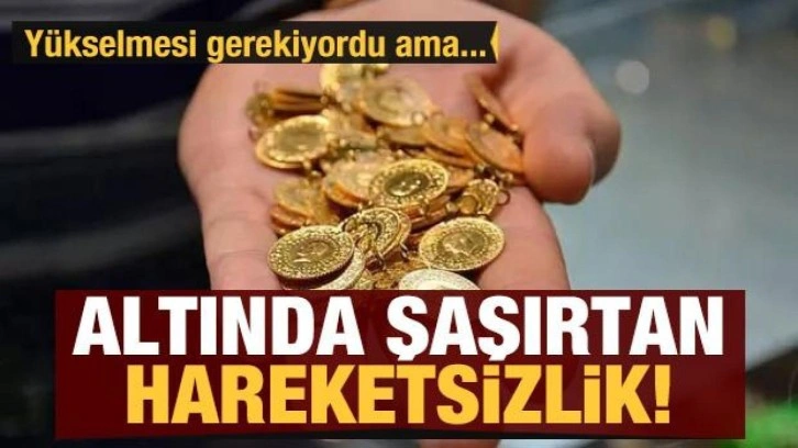 Altında şaşırtan hareketsizlik: Yükselmesi gerekirken yerinde saydı...