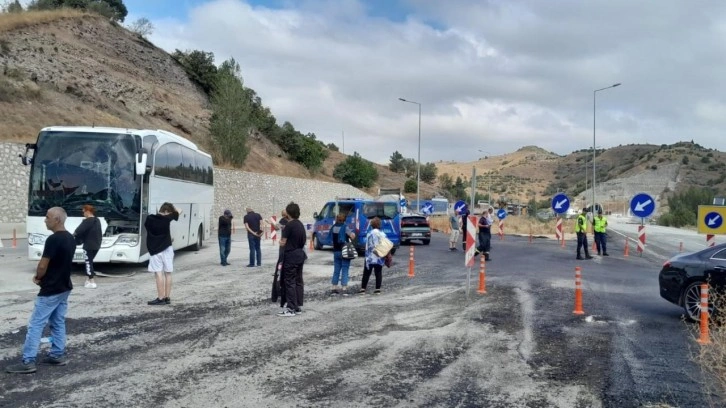 Amasya'da zincirleme kaza