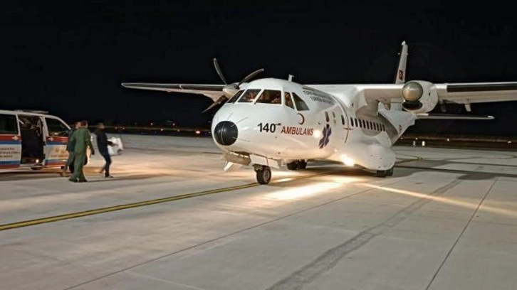 Ambulans uçak, acil organ nakli bekleyen vatandaş için havalandı