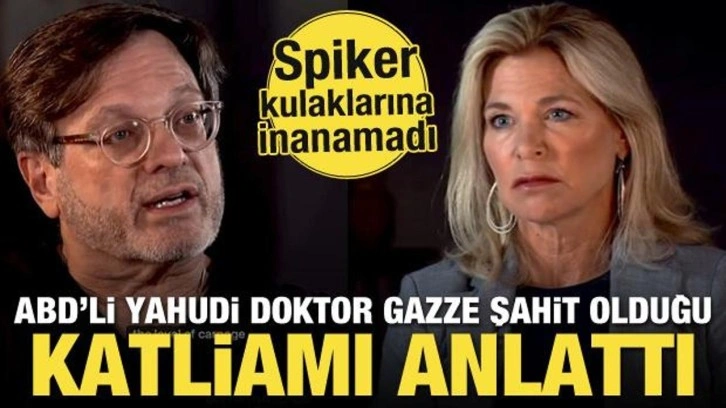 Amerikalı Yahudi doktor Gazze'de şahit olduğu katliamı anlattı!