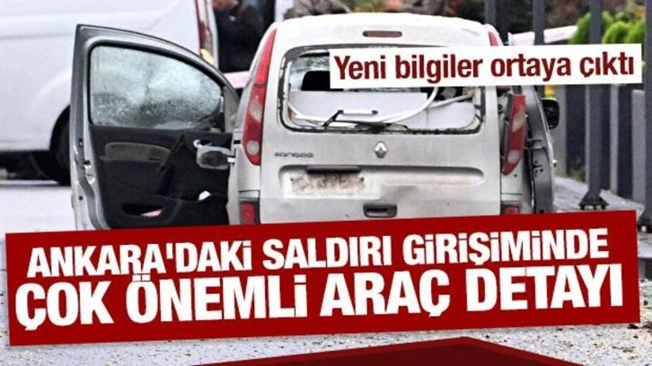 Ankara'daki saldırı girişiminde çok önemli araç detayı: Veterineri öldürüp gasp etmişler