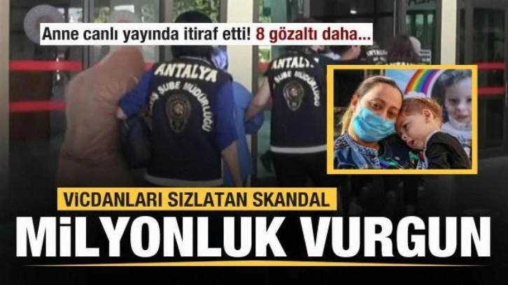 Anne canlı yayında itiraf etti! Vicdanları sızlatan skandal! 8 gözaltı daha...