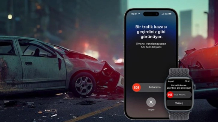 Arabasıyla 120 metre uçurumdan düştü: iPhone 14 sayesinde kurtuldu!