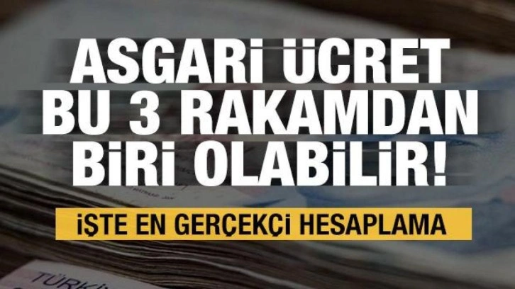 Asgari ücret zammı bu 3 rakamdan biri olabilir: İşte en gerçekçi hesaplama