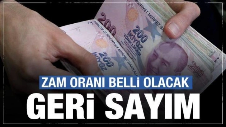 Asgari ücrette geri sayım! Zam oranı belli olacak