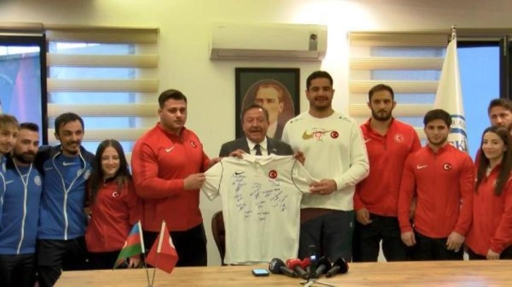 ASKİ Spor Kulübü, Avrupa Şampiyonalarında madalya kazanan sporcuları ağırladı