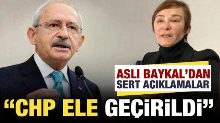 Aslı Baykal'dan sert açıklamalar: CHP ele geçirildi