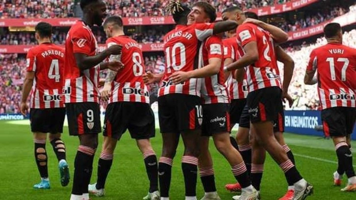 Athletic Bibao'dan gol yağmuru! 8 gollü maça Williams damgası