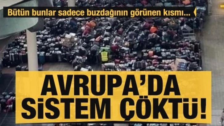 Avrupa'da havacılık sistemi çöktü: Peş peşe uçuş iptalleri geliyor