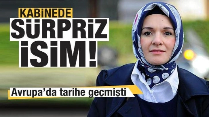 Avrupa'da tarihe geçmişti! Kabinede sürpriz isim: Mahinur Özdemir