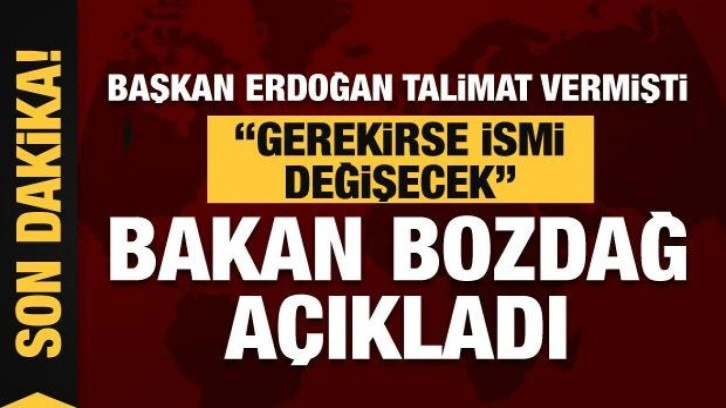 Bakan Bozdağ'dan TTB'ne ilişkin çalışma hakkında son dakika açıklaması