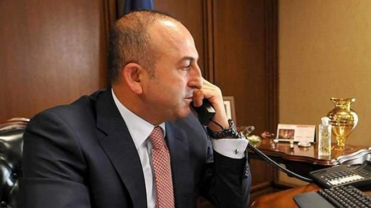 Bakan Çavuşoğlu, Fransız mevkidaşıyla görüştü